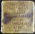 Stolperstein für Johanna Nathan (Heinsbergstraße 22)