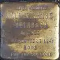 Stolperstein für Walter Ernst Heimbach (Heinsbergstraße 22)
