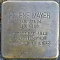 Stolperstein für Helene Mayer (Stadtwaldgürtel 6)