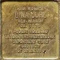 Stolperstein für Lina Juhl (Gottesweg 116)