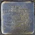 Stolperstein für Heinrich Walter (Lochnerstraße 11)