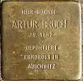 Stolperstein für Artur Bruch (Lochnerstraße 1)