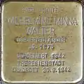 Stolperstein für Wilhelmine Minna Walter (Lützowstraße 26)