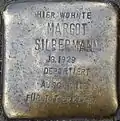 Stolperstein für Margot Silbermann (Trierer Straße 39)