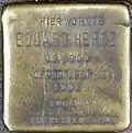 Stolperstein für Eduard Hertz (Maria-Hilf-Straße 3)