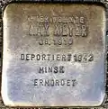 Stolperstein für Max Meyer (Silvanstraße 15)