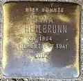 Stolperstein für Minna Heilbrunn (Alteburger Straße 11)