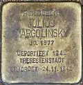 Stolperstein für Julius Margolinsky (Ohmstraße 38)