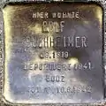 Stolperstein für Rolf Buchheimer (Alteburger Straße 11)