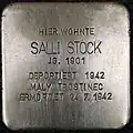 Stolperstein für Salli Stock (Klosterstraße 43)