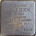 Stolperstein für Ernst Bloch (Stolzestraße 12)
