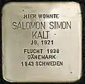 Stolperstein für Salomon Simon Kalt