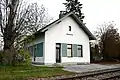 Bahnhofsgebäude der Burgenlandbahn