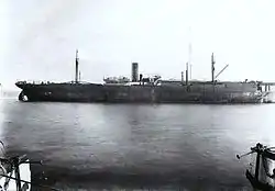 Norwegischer Kohlefrachter Storstad, versenkt am 8. März 1917
