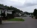 Straße Binsfeld, Höhe Abzweig Richtung Speyerlachsee