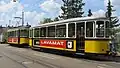 T2 Nr. 802 mit Bw 1547 beim Fahrzeugkorso 150 Jahre SSB (2018)