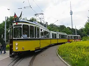 Letzter betriebsfähiger DoT4 Nr. 917 als Oldtimerlinie 23 (2018)