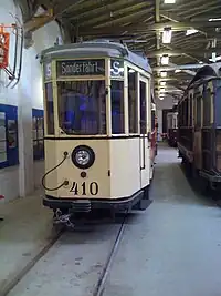 Historischer Triebwagen 410