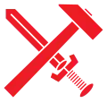 Hammer und Schwert: Symbol der Schwarzen Front
