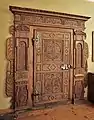Barocke Tür von 1637 im Kaiserzimmer