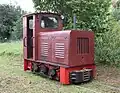 LKM Ns 2 vom Lokomotivbau Karl Marx Babelsberg. Baujahr 1956