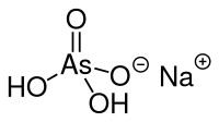 Strukturformel von Natriumdihydrogenarsenat