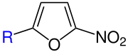 Strukturformel der Nitrofurane
