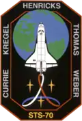 Missionsemblem STS-70