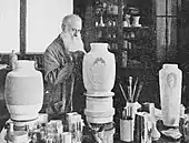 Taxile Doat in seinem Atelier, 1912
