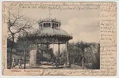 Gusseiserner Pavillon von 1884, 1906.