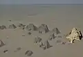 Pyramiden von Meroe mit Hervorhebung von Pyramide N11