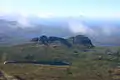 Luftbild des Suilven von Nordwesten
