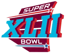 Logo des Super Bowl XLII