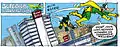 "Rauswurf", Zeitungs-Strip vom 1. Juli 2009;