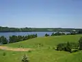 Landschaft bei Supiene, Blick auf den Rospuda
