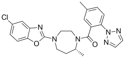 Struktur von Suvorexant