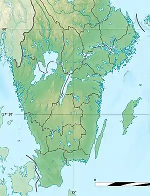 Schiffssetzung von Runsa (Schweden Süd)