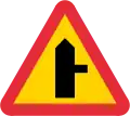 Vorfahrt an der Einmündung von rechts