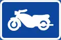 Erlaubnis gilt nur für Krafträder, auch mit Beiwagen, Kleinkrafträder und Mofas