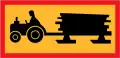 Forstfahrzeug kreuzt