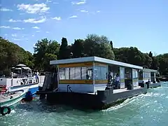 Ponton mit Haltestelle, Aufn.&nbsp;2006