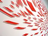 Wandbild Swirl, 2013, Detailansicht 1