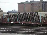 Finnischer Weichentransportwagen ohne Hydraulik