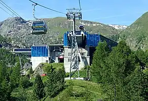 Kurz vor der Bergstation Furi (2015)