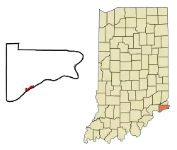 Lage in Indiana