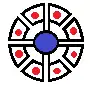 Flagge/Wappen von Yahata