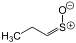 Strukturformel von Propanthialoxid