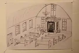 Zeichnung des Innenraums