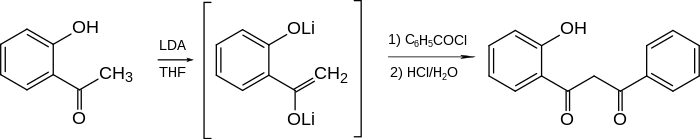 Synthese eines Intermediats für Flavon