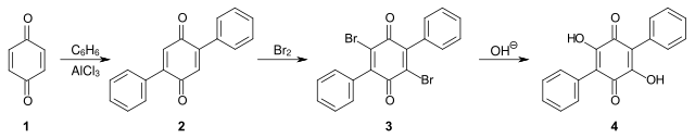 Synthese von Polyporsäure aus p-Benzochinon